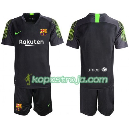 Billiga Fotbollströjor FC Barcelona Målvakt Barn Borta tröja 2019/20 Kortärmad